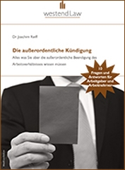Die außerordentliche Kündigung